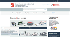 Desktop Screenshot of francemachinesoutils.com